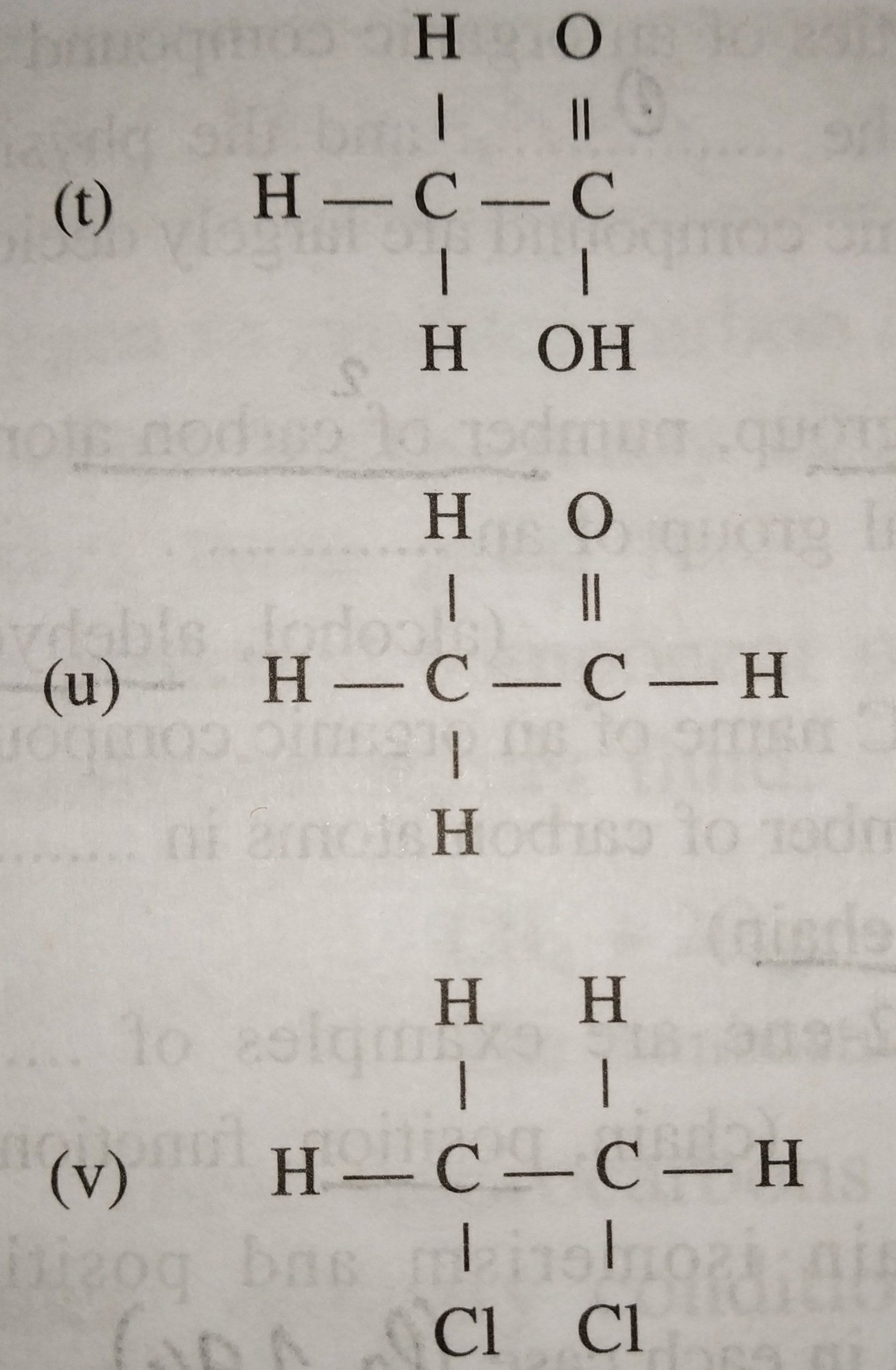 Write the IUPAC name of each the following structures, given in the ...