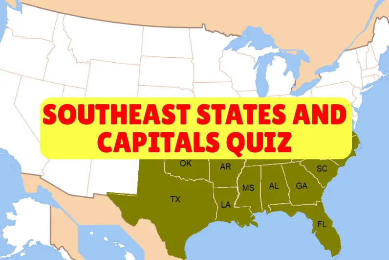 Southeast States And Capitals Quiz