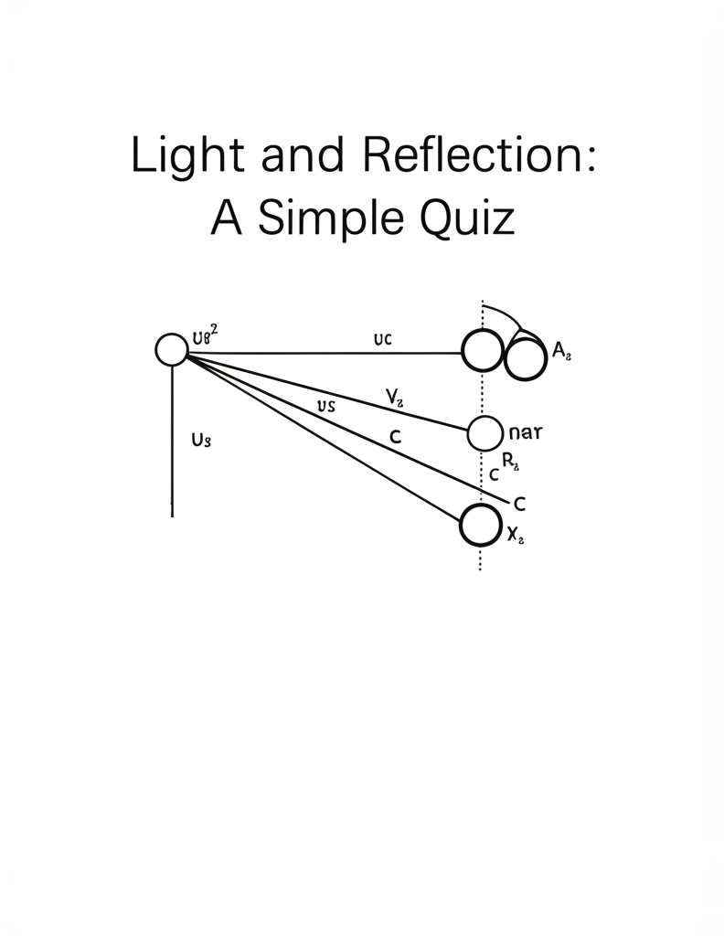 Light and Reflection: A Simple Quiz